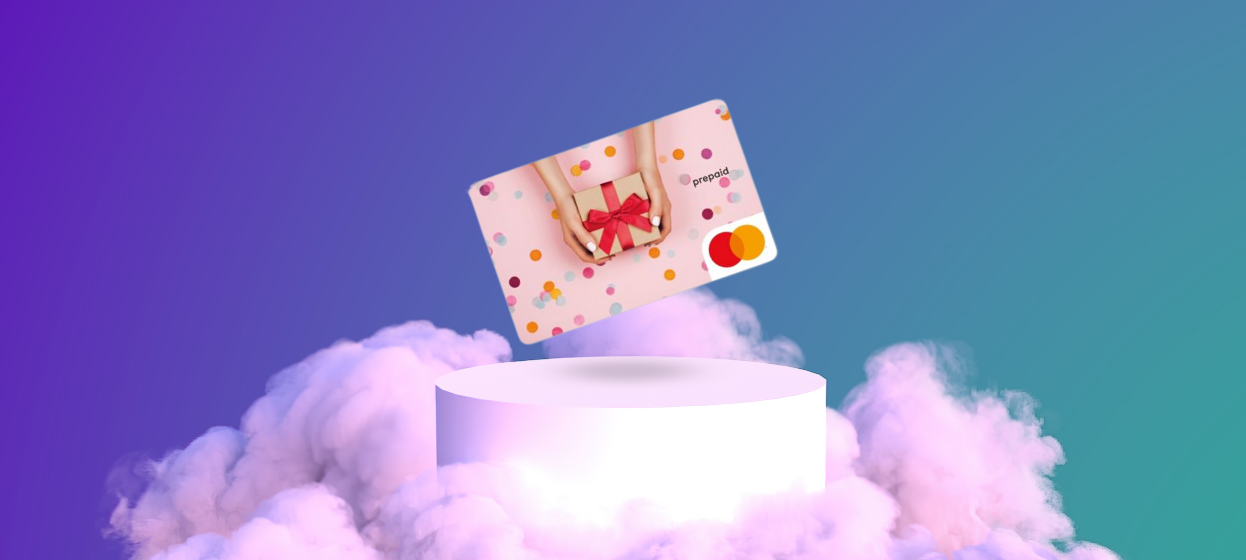 Colourful birthday gift cards and balloons with "Happy Birthday" message on a vibrant pink background