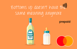 Illustration of a bottle and baby bottle Mastercard gift card shop at Gift Card Store