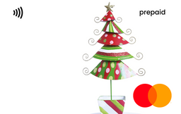 Colorful Christmas tree decoration Mastercard gift card shop at Gift Card Store