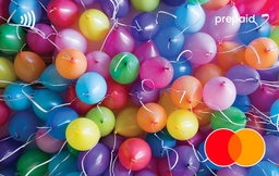 Colorful balloons Mastercard gift card shop at Gift Card Store