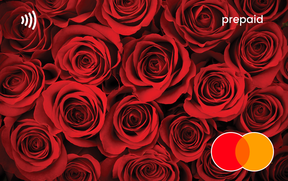 Red roses Mastercard gift card shop at Gift Card Store