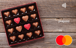 Chocolate valentine's Mastercard gift card shop at Gift Card Store