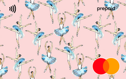 Pattern of ballerinas Mastercard gift card shop at Gift Card Store