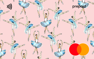 Pattern of ballerinas Mastercard gift card shop at Gift Card Store