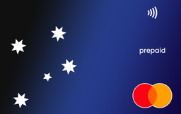 Blue background with white stars Mastercard gift card shop at Gift Card Store