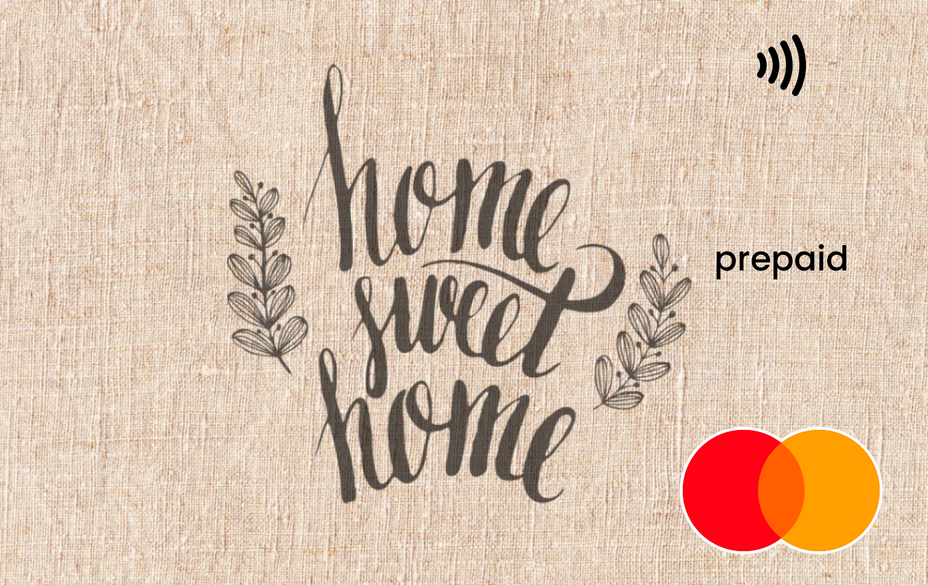Text 'home sweet home' Mastercard gift card shop at Gift Card Store