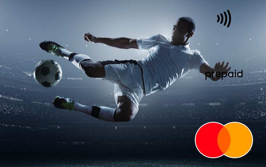 Soccer player Mastercard gift card shop at Gift Card Store