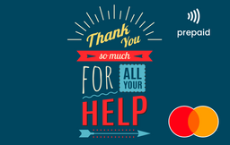 Thank you message Mastercard gift card shop at Gift Card Store