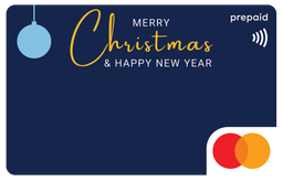 'Merry Christmas & Happy New Year' Mastercard gift card shop at Gift Card Store