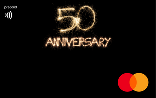50th Anniversary Gift Card