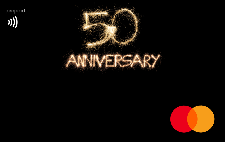 50th Anniversary Gift Card