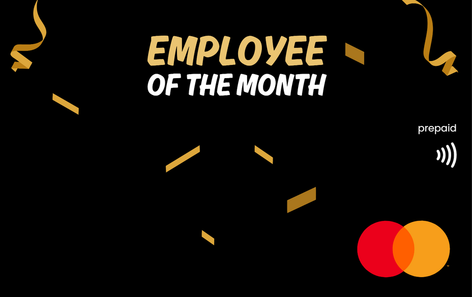 Employee Of Month Gift Card