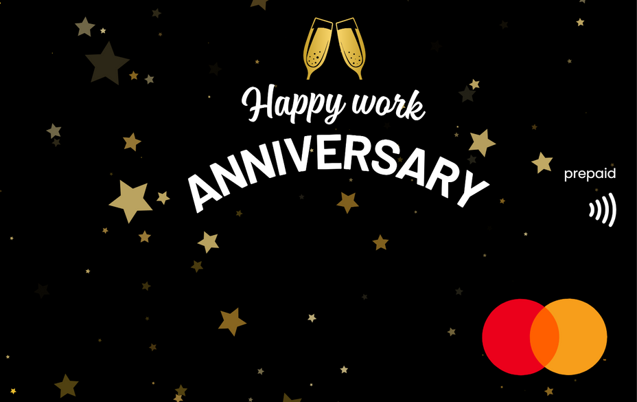 Happy Work Anniversary Gift Card