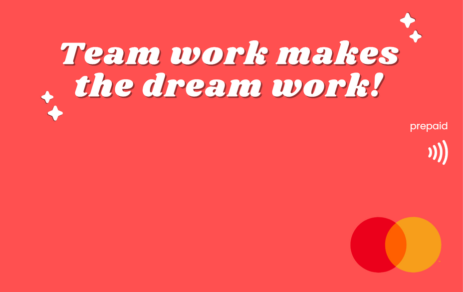 Team Work Gift Card