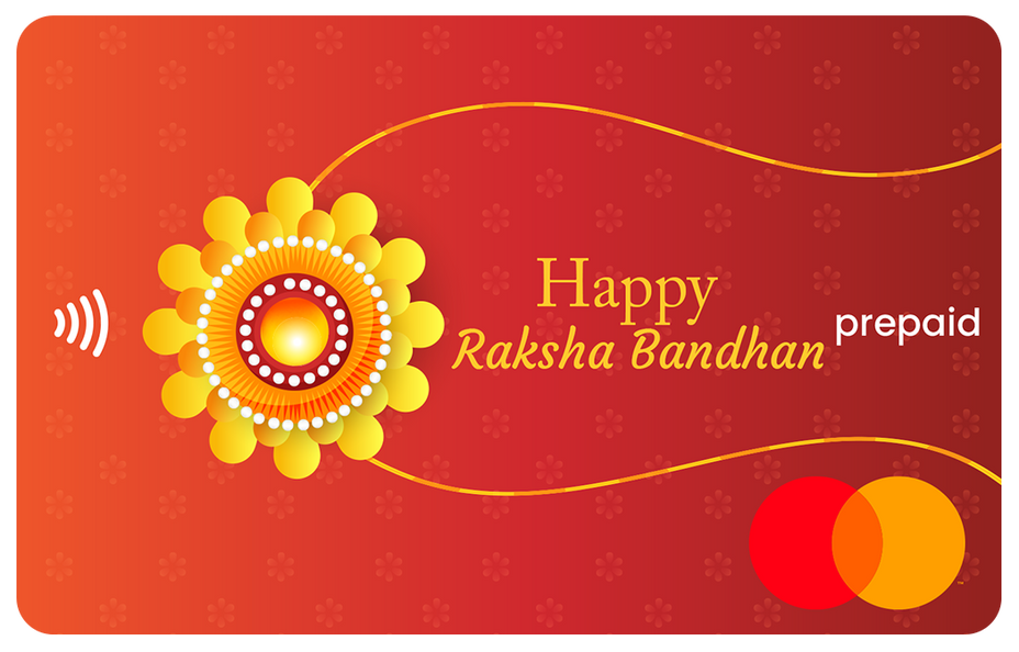 Happy Raksha Bandhan Mastercard gift card shop at Gift Card Store