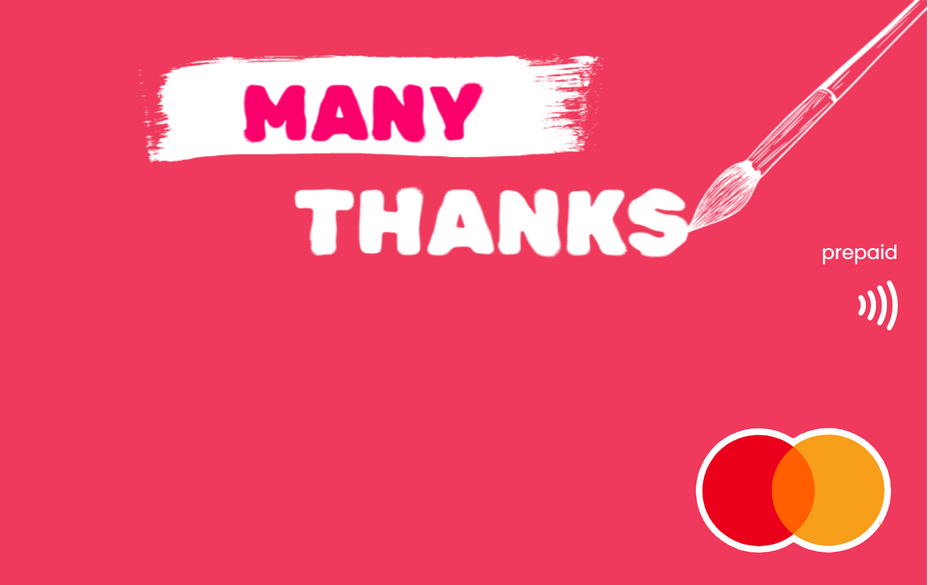 Many Thanks Mastercard Gift Card