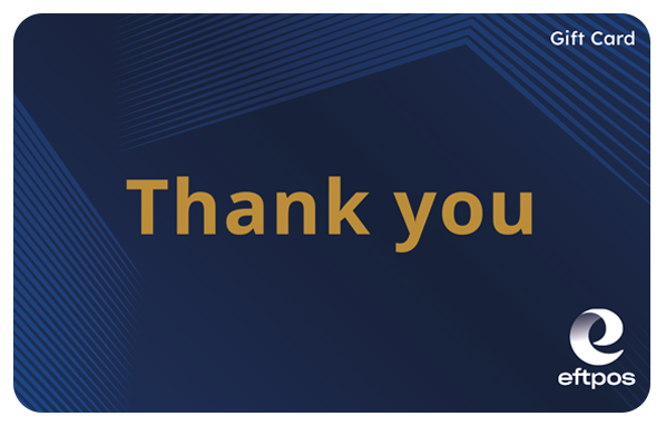 Thank you Eftpos Gift Card - Shop at Gift Card Store