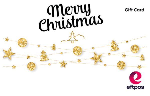 Merry Christmas Eftpos Gift Card - Shop at Gift Card Store
