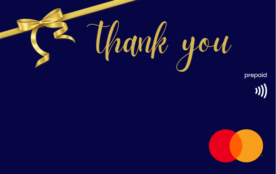 Thank You Navy Gift Card - Gift Card Store