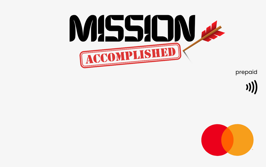 Mission Accomplished Gift Card