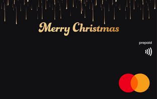 Merry Christmas Black Stars