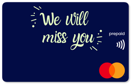 Mastercard gift card to show you’re missed shop at Gift Card Store