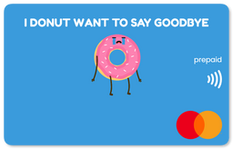  'I Donut Want to Say Goodbye' Mastercard gift card  shop at Gift Card Store