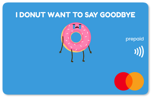  'I Donut Want to Say Goodbye' Mastercard gift card  shop at Gift Card Store