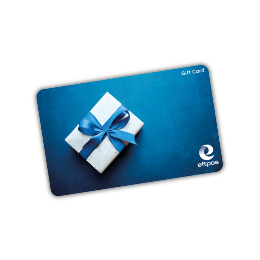 Eftpos Gift Card with gift box perfect for who likes to shop in-store